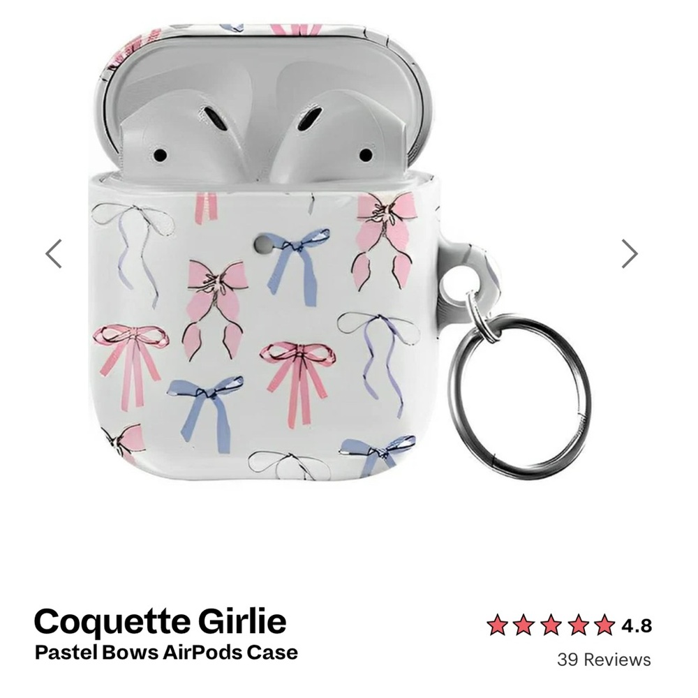 Casely AirPods Pastel Bow Case